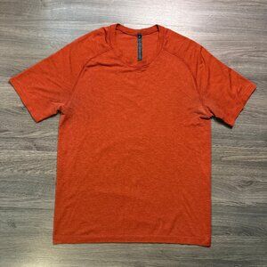 Lululemon Men's Metal Vent Tech Short-Sleeve Shirt - Dark Orange